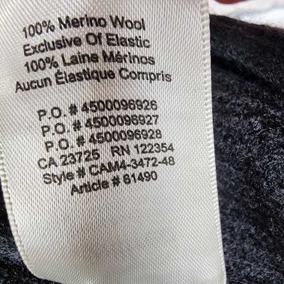 Aritzia Wilfred Olivie Merino Wool Open Front Maxi Vest Black Size Small - Picture 4 of 12